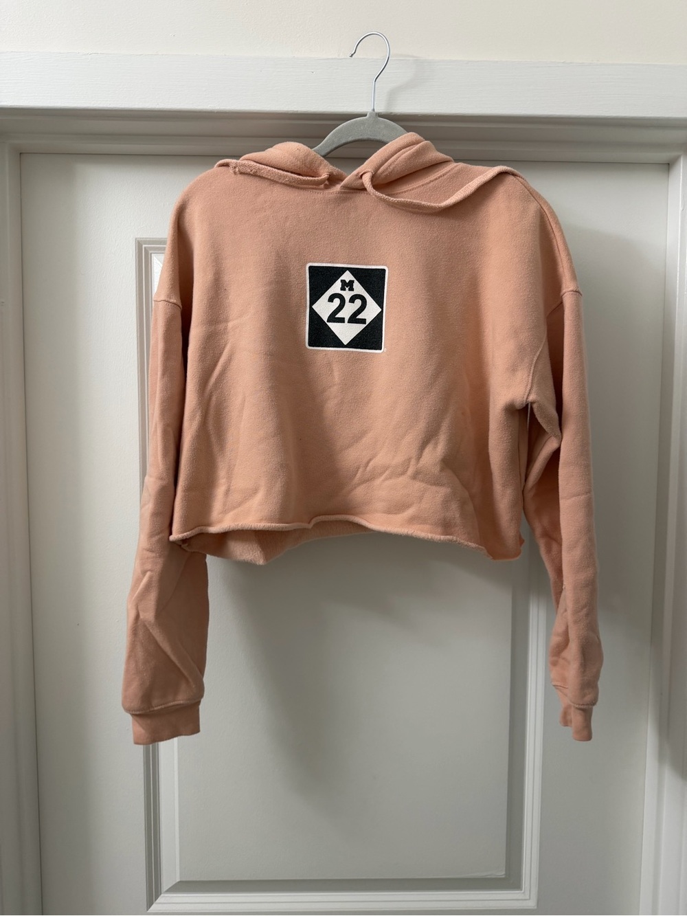 Cropped M22 Hooded Sweatshirt